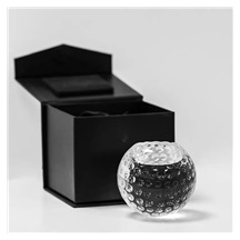 Kerzenleuchter aus Glass, Golfball