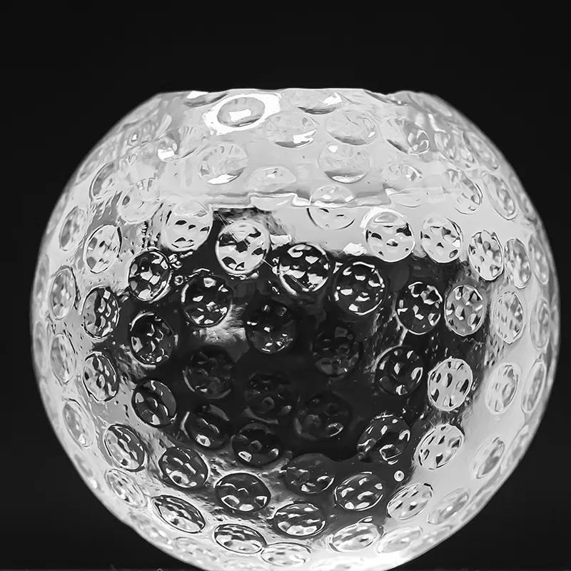 Kerzenleuchter aus Glass, Golfball