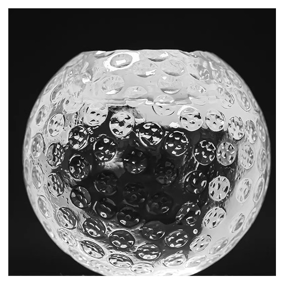 Kerzenleuchter aus Glass, Golfball