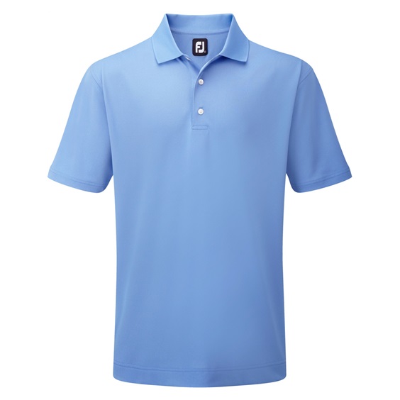 FootJoy Stretch Pique Solid Traditional Fit Herren Poloshirt, blau