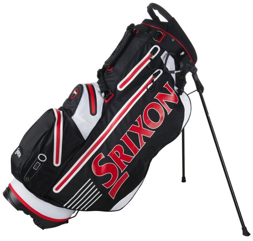 Srixon Waterproof Stand Bag, schwarz/weiß