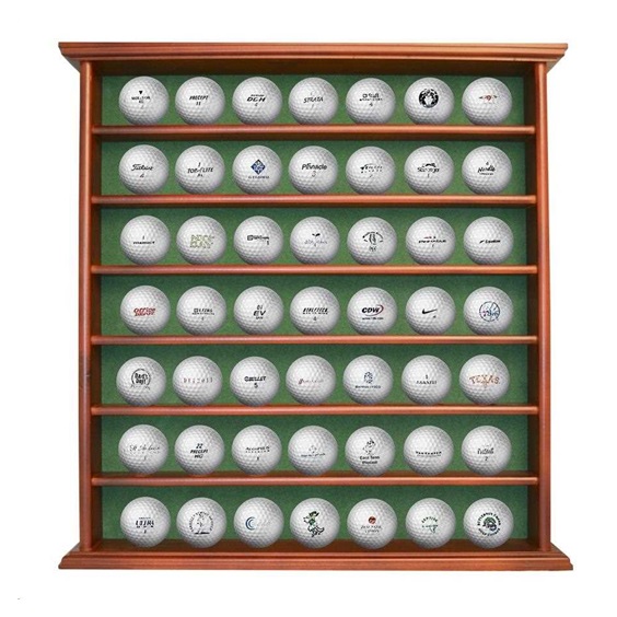 Holz Golfballregal 49 Bälle