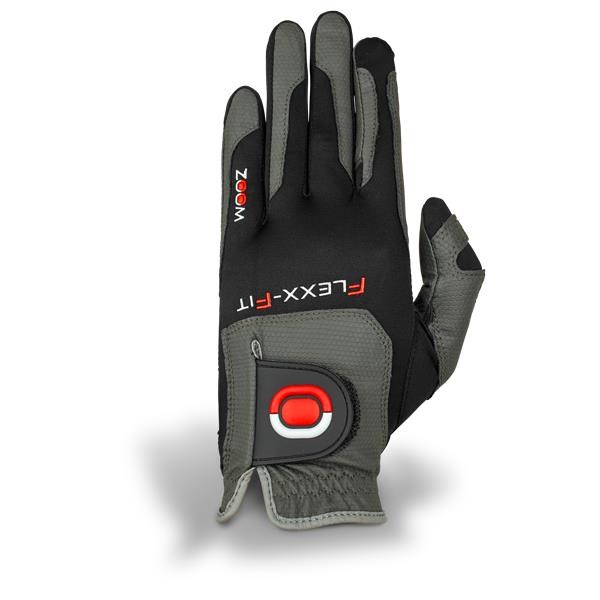 Zoom Weather Damen Handschuh, grau/schwarz/rot