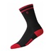 FootJoy ProDry Crew Kindersocken, schwarz/rot