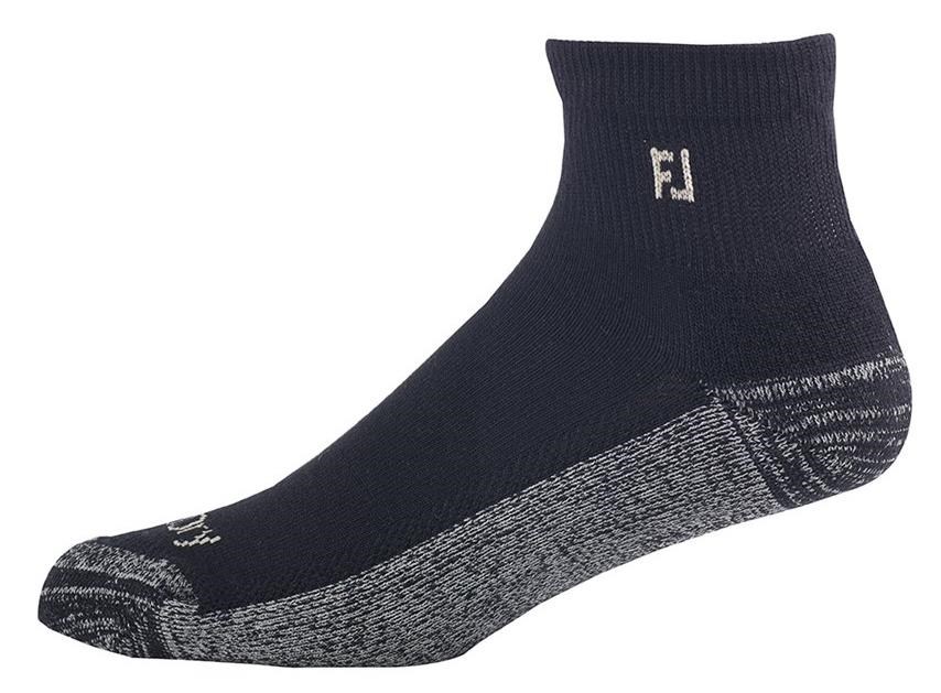 FootJoy ProDry Tour Pro Quarter Herren Socken, schwarz