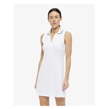 J.Lindeberg W Louze TX Damen Golf Kleid - weiß