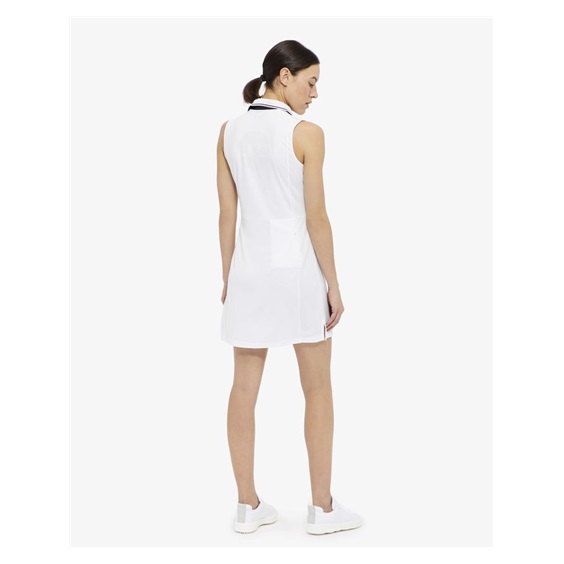 J.Lindeberg W Louze TX Damen Golf Kleid - weiß