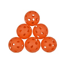 Masters Airflow XP Trainingsbälle aus Plastik, orange, 6 Stk.