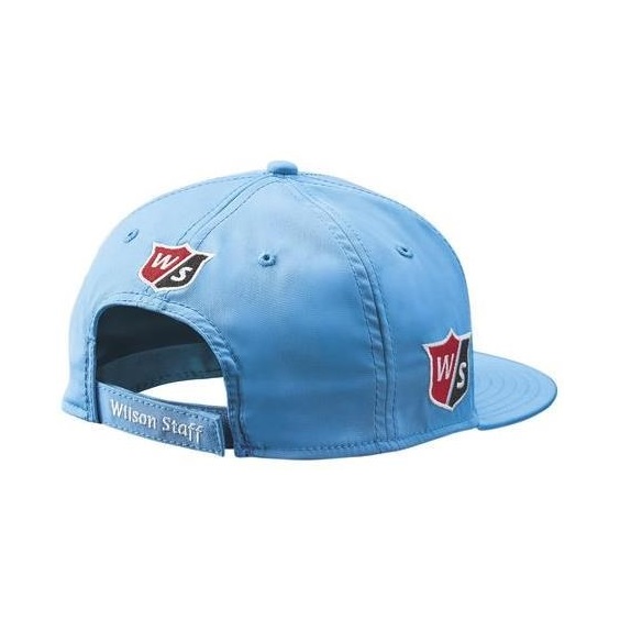 Wilson Staff Flat Brim Herren Golf Cap, blau