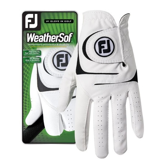 FootJoy WeatherSof Herren Handschuh, weiss