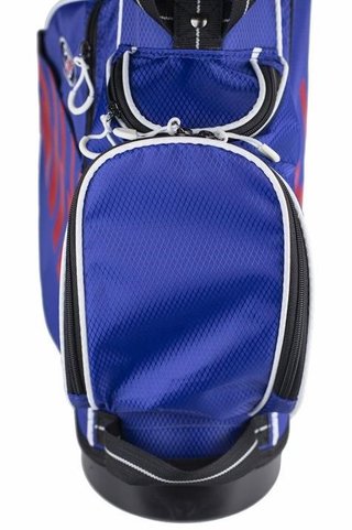 2022 U.S. Kids Golf UL51 (130 cm) WT20-s Junior Standbag, blau/rot/weiss