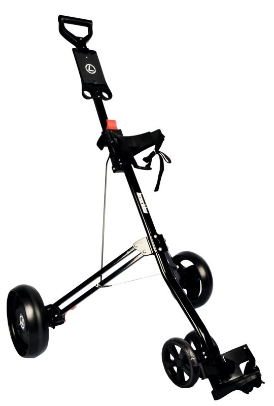 Longridge ProLite 3-Rad Golf Trolley - schwarz