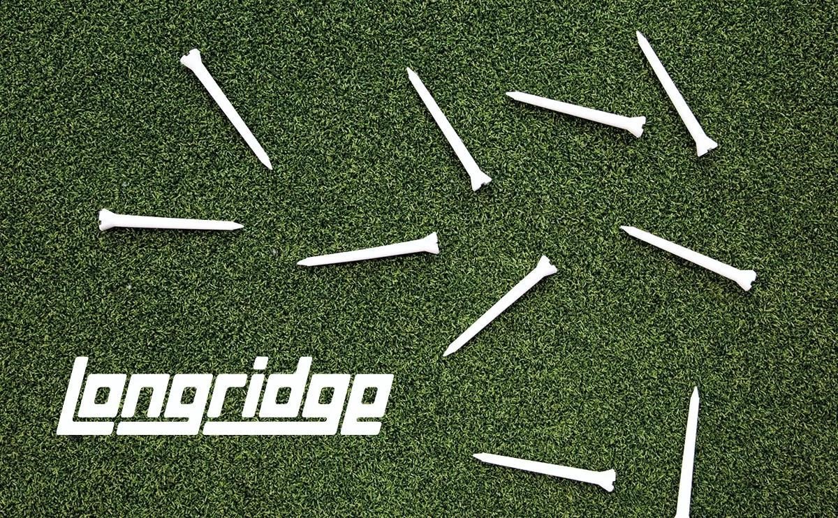 Longridge Extra Long Plastic Tee 75mm, 10Stk.