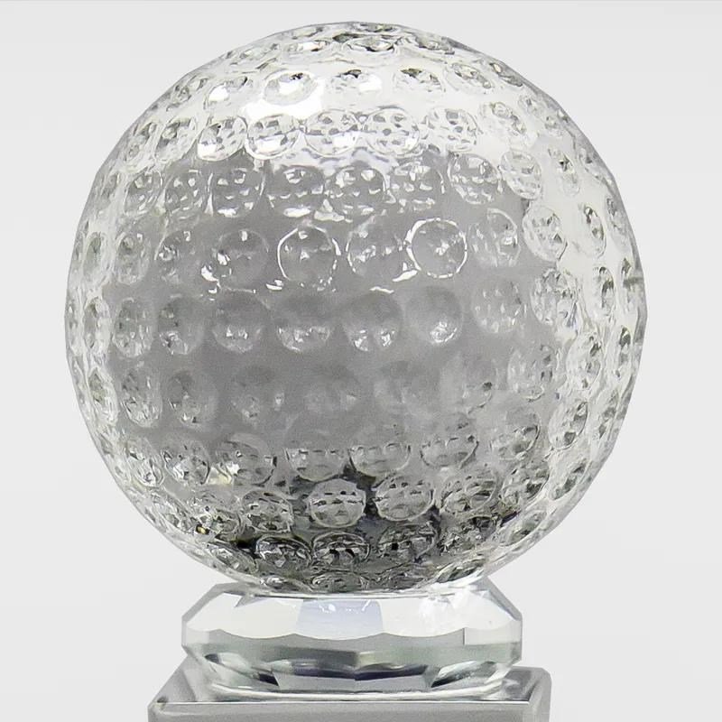 Longridge Crystal Golf Trophy Mit Golfball - 235mm