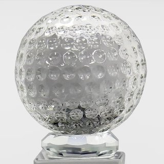 Longridge Crystal Golf Trophy Mit Golfball - 235mm
