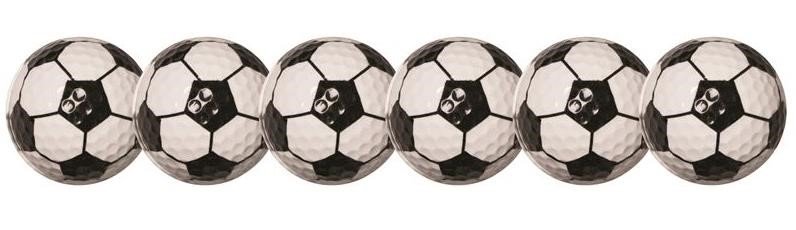 Longridge Football Golfbälle, 6Stk.