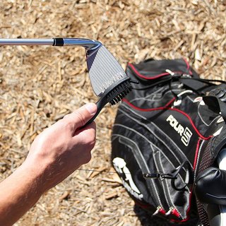 PGA Tour Club Brush and Groove Cleaner, schwarz
