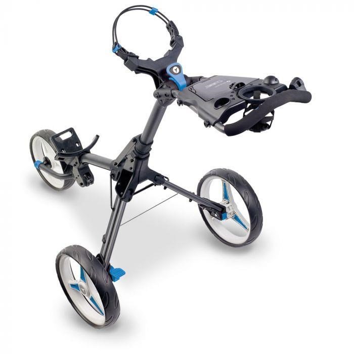 Motocaddy CUBE Golf Trolley, graphit/blau