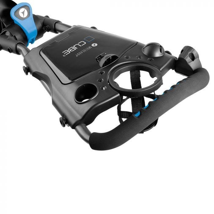 Motocaddy CUBE Golf Trolley, graphit/blau