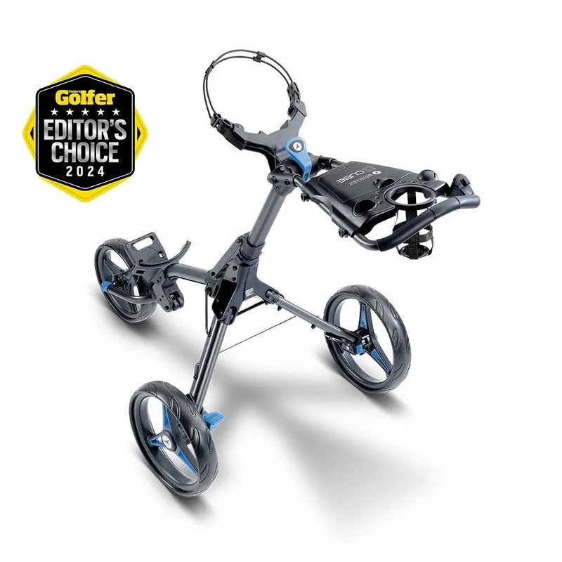 Motocaddy CUBE Golf Trolley, graphit/blau