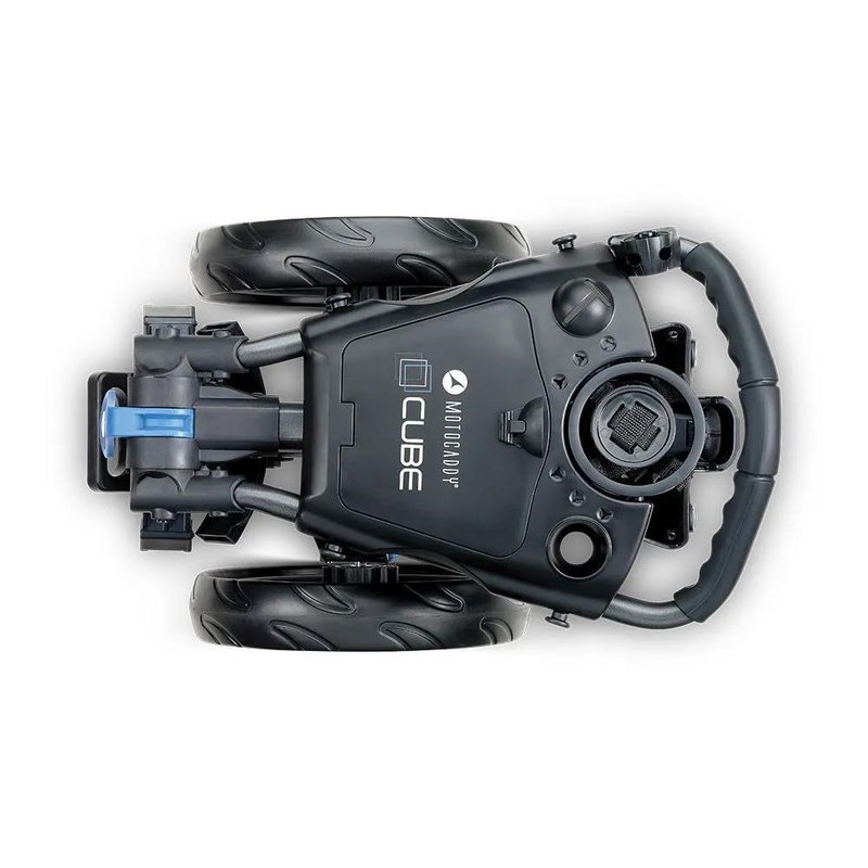 Motocaddy CUBE Golf Trolley, graphit/blau