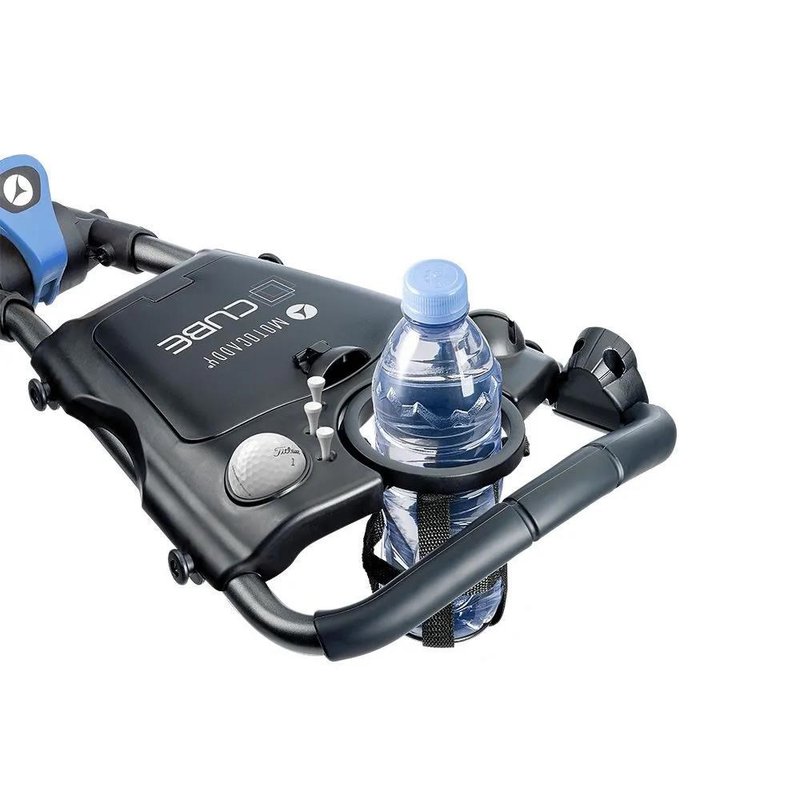 Motocaddy CUBE Golf Trolley, graphit/blau
