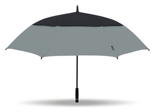 Masters Golf TourDri Colour Burst GR 64" UV Regenschirm, storm grey/jet black