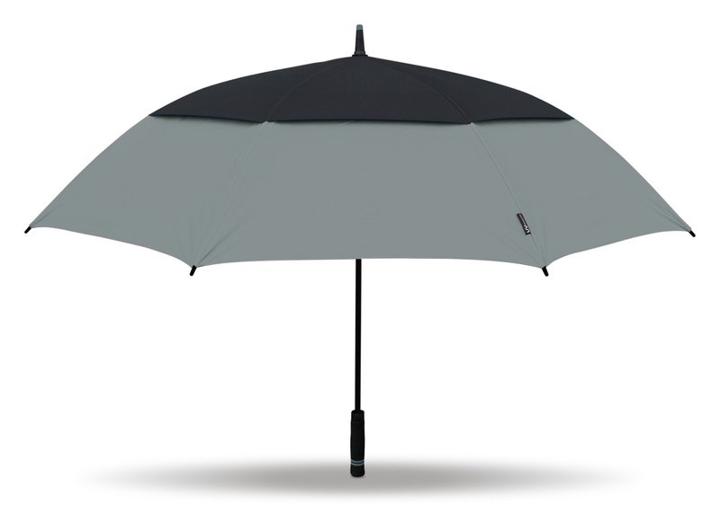 Masters Golf TourDri Colour Burst GR 64" UV Regenschirm, storm grey/jet black