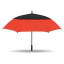 Masters Golf TourDri Colour Burst GR 64" UV Regenschirm, Poppy Red/Jet Black