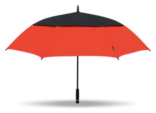 Masters Golf TourDri Colour Burst GR 64" UV Regenschirm, Poppy Red/Jet Black
