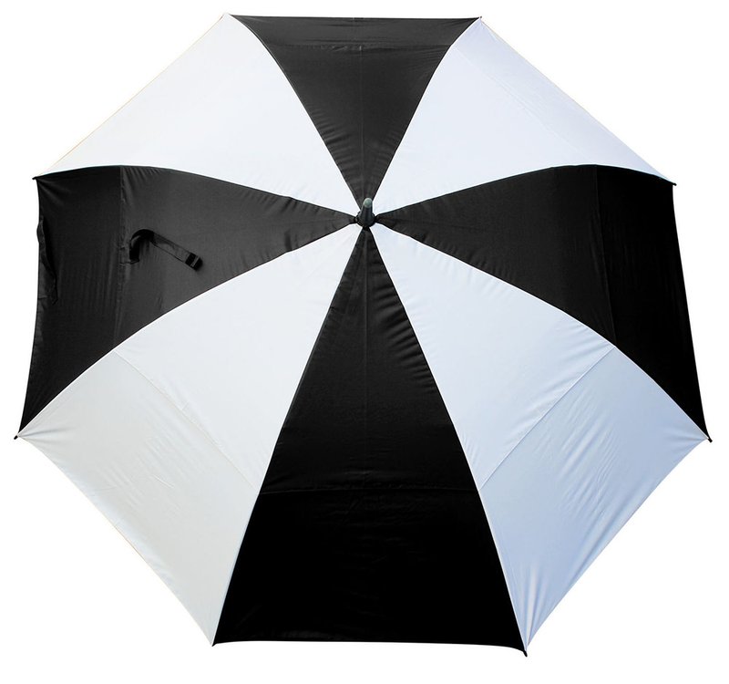 Masters Golf TourDri Classic GR 64" UV Regenschirm, schwarz/weiß