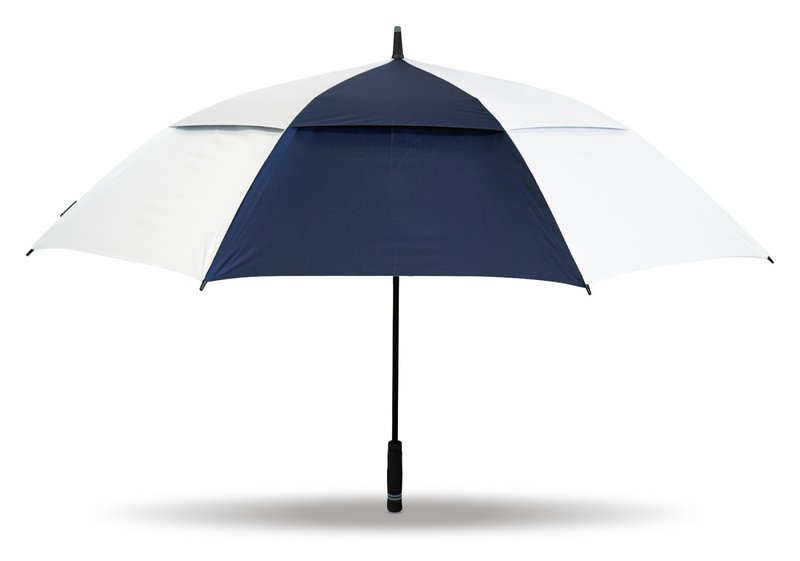 Masters Golf TourDri Classic GR 64" UV Regenschirm, Navy/Weiß