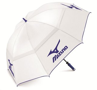 Mizuno Twin Canopy Golfregenschirm, weiss, 68"