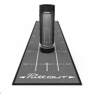 PuttOut Medium Grey Puttingmatte 2,4m