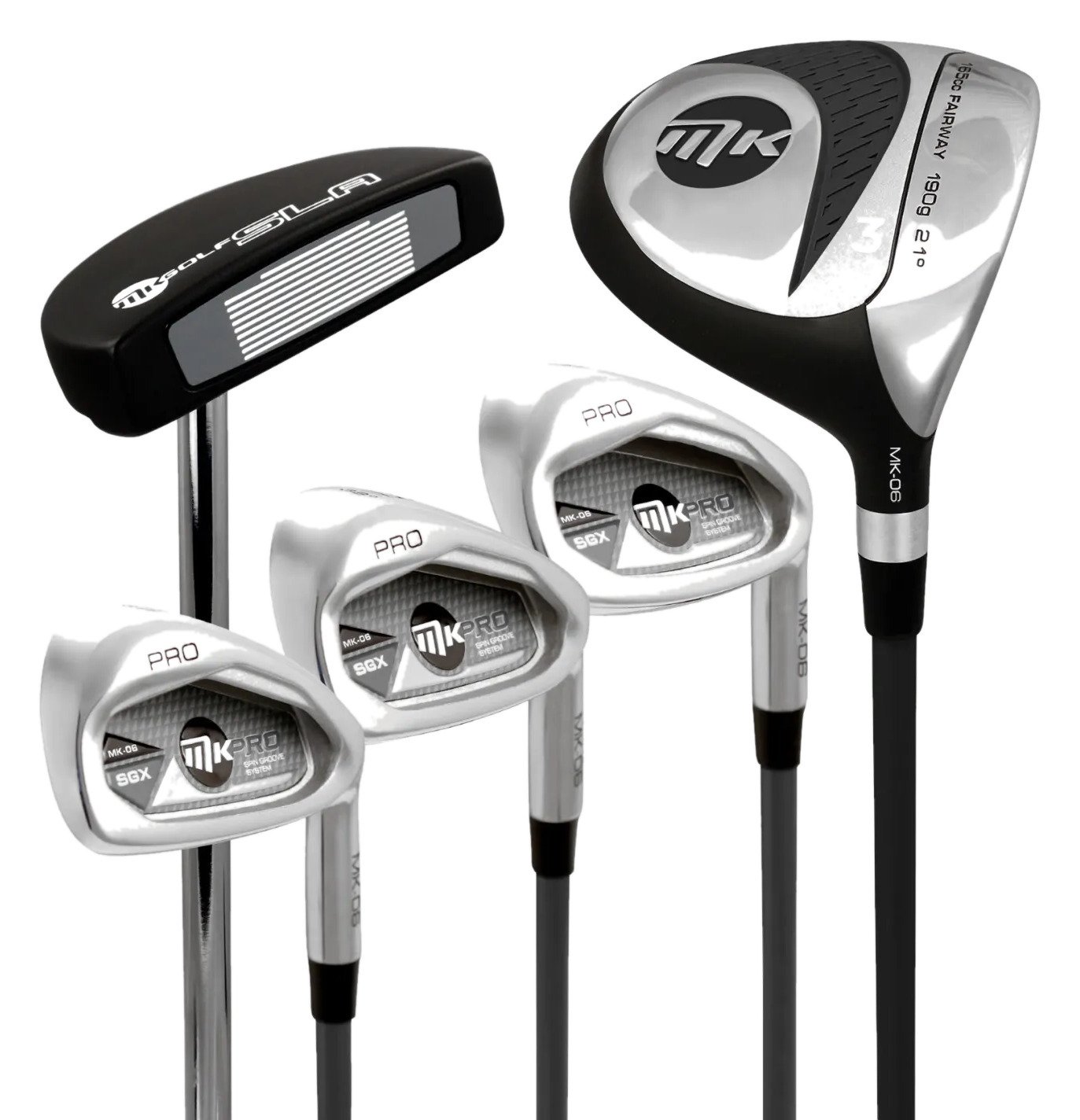 MKids Pro Junior Golf Half Set 65" (165cm) Junior Golfset, Graphit