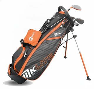MKids Lite Junior Golfset, Graphit, + Standbag, Orange