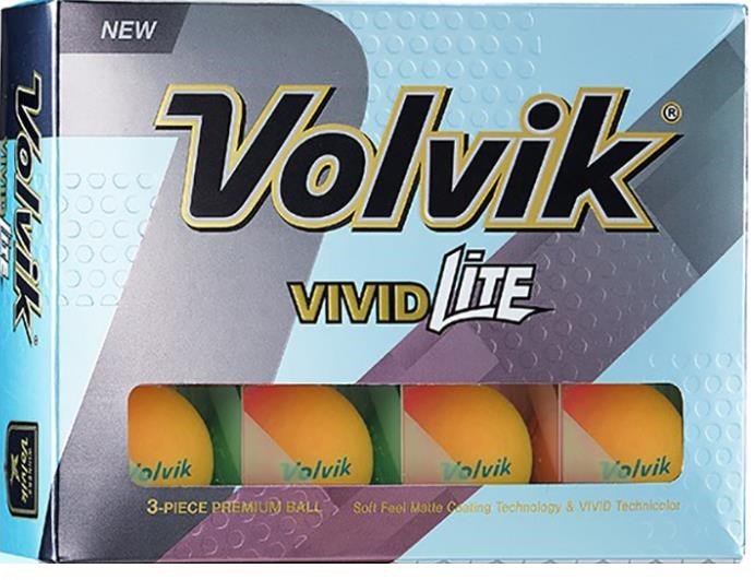 Volvik VIVID Lite Golfbälle, orange