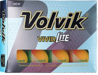 Volvik VIVID Lite Golfbälle, orange