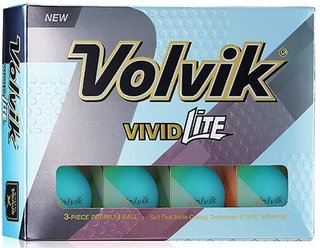 Volvik Vivid Lite Matte Golfbälle, blau