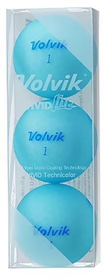 Volvik Vivid Lite Matte Golfbälle, blau