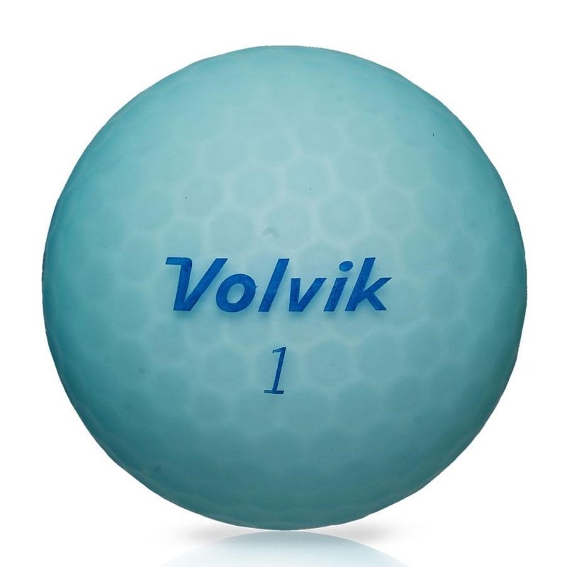 Volvik Vivid Lite Matte Golfbälle, blau