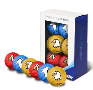 Longridge Under Par Golfbälle, farben mix
