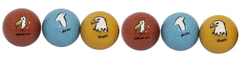 Longridge Under Par Golfbälle, farben mix