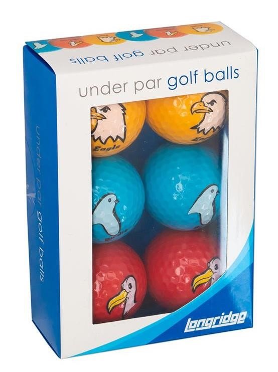 Longridge Under Par Golfbälle, farben mix