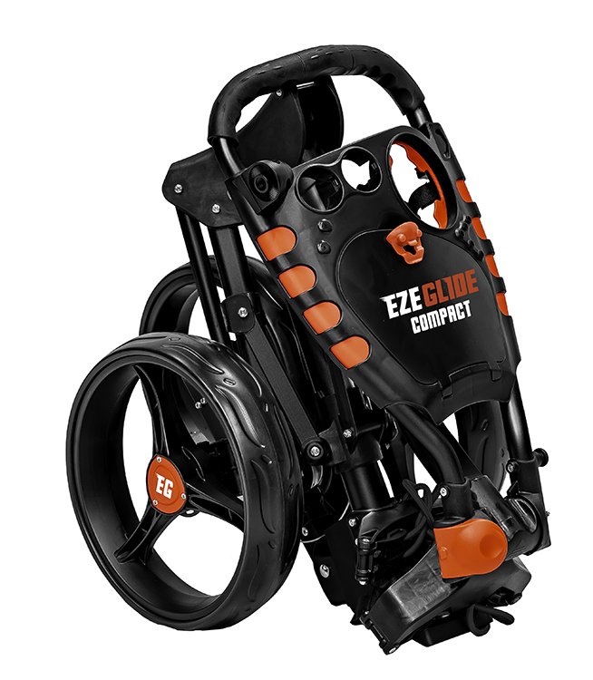 Ezeglide Compact+ Manuell Golftrolley, schwarz