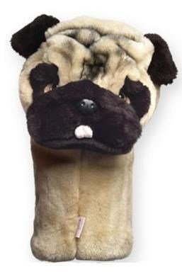 Daphne Pug Driver Headcovers, Mops