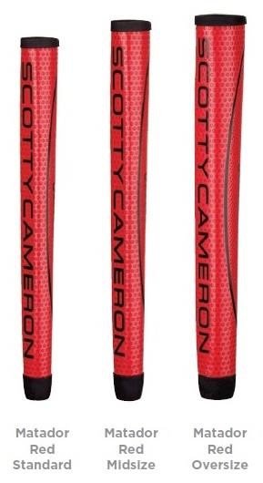 Titleist Scotty Cameron Matador Putter Griff, Midsize, rot/schwarz
