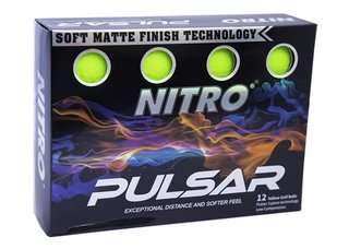 Nitro Pulsar Golfbälle, limette