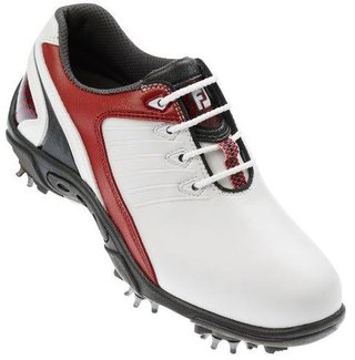 FootJoy FJ Junior Golfschuhe - weiss/rot
