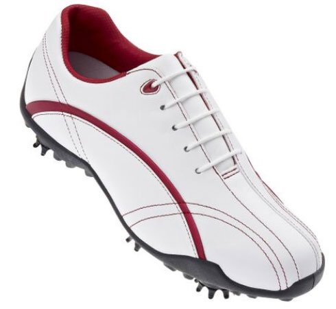 Footjoy LoPro Collection Damen Golfschuhe - weiss/rot